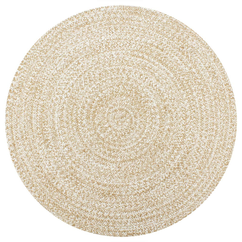 VIDAXL RAP FATTO MARITO A 120 cm bianco e naturale