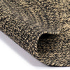 Vidaxl tappeto fatto a mano 120 cm iuta nero e naturale