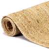 Vidaxl tappeto fatti a mano 80x160 cm naturale