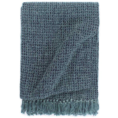 Vidaxl Plaid 125x150 cm Cotton Indigo-Blue