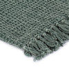 Vidaxl Plaid 220x250 cm di cotone verde scuro