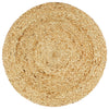 Vidaxl Plawemats 6 sts alrededor de 38 cm de yute, por supuesto