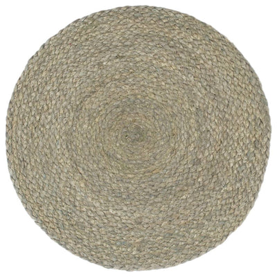 Vidaxl Pimpaticomats 6 STS Ronda 38 cm de yute liso gris