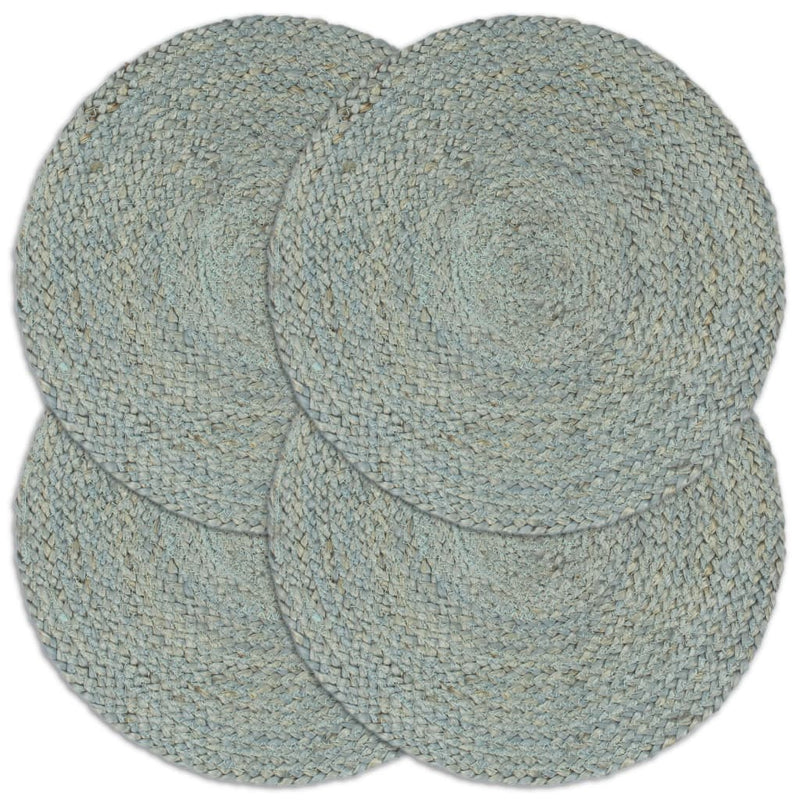 Vidaxl PLASCEMATS 4 ms intorno a 38 cm di oliva verde