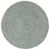 Vidaxl PLASCEMATS 4 ms intorno a 38 cm di oliva verde