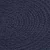 Vidaxl Pochemats 6 STS round 38 cm Cotton semplice blu navy