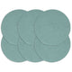 Vidaxl Pochemats 6 ms round 38 cm Cotton Green