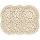 Vidaxl PLASCEMATS 6 STS round 38 cm bianco