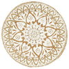 Vidaxl PLASCEMATS 6 STS round 38 cm bianco