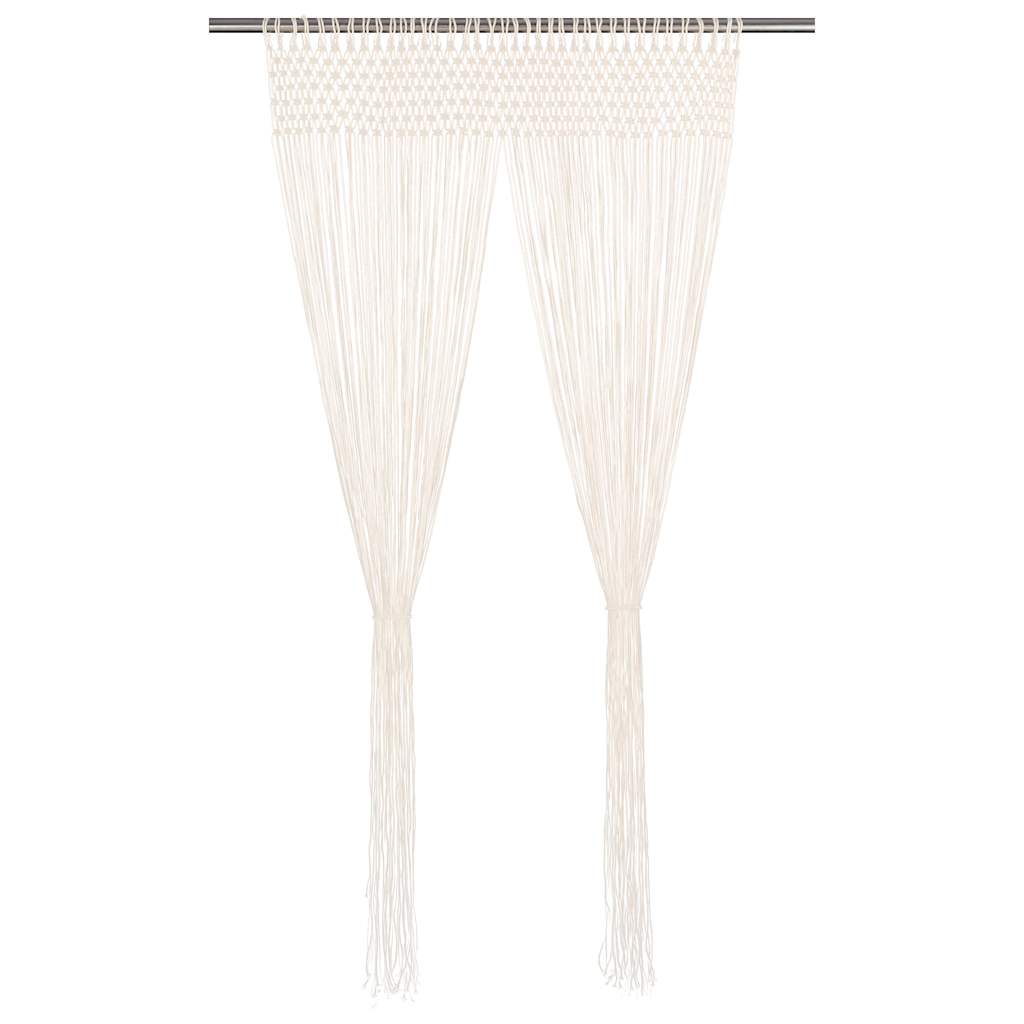 Cortina Vidaxl Macramé 140x240 cm de algodón