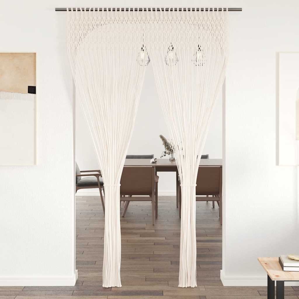 Vidaxl Curtain Macramé 140x240 cm Cotton