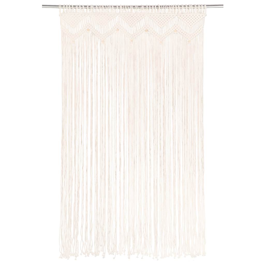 Vidaxl Curtain Macramé 140x240 cm Cotton