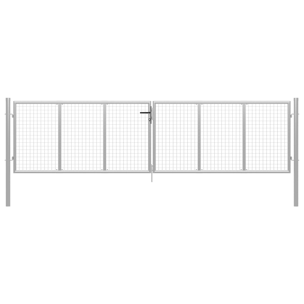 Porta Vidaxl 415x150 cm in acciaio galvanizzato colorato