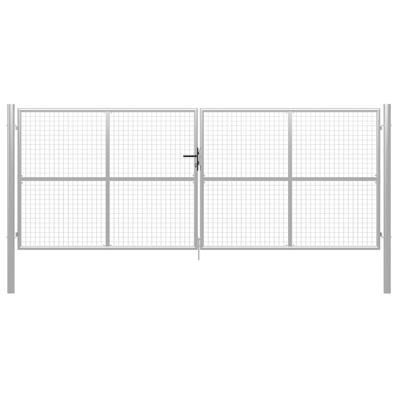 Porta Vidaxl 415x200 cm in acciaio galvanizzato colorato