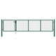 Vidaxl tuinpoort staal 350x75 cm groen