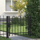 Vidaxl singolo gate con forma a prua 100x75 cm