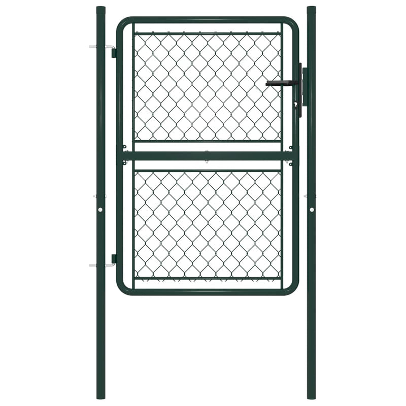 Porta Vidaxl 100x125 cm in acciaio verde