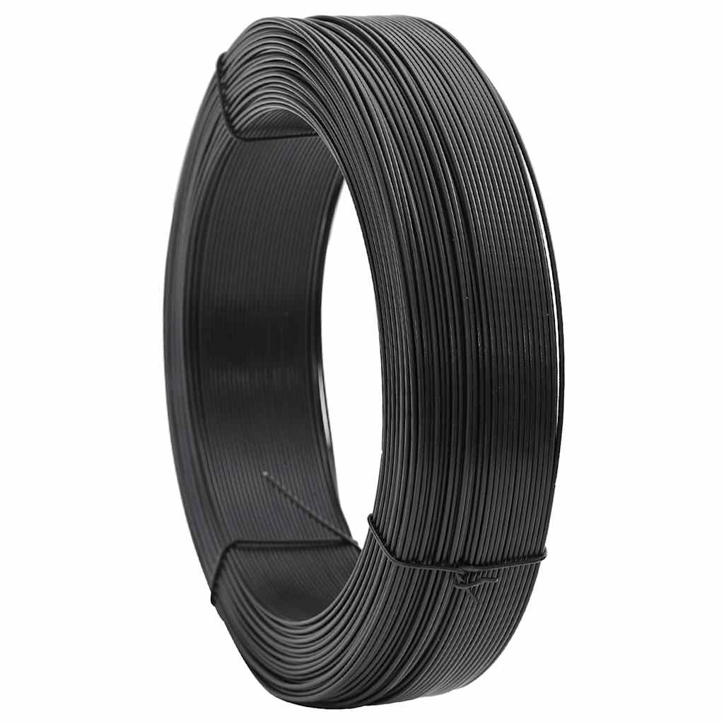 Vidaxl Hekbind Fila 250 m 2,3 3,8 mm Antracite in acciaio