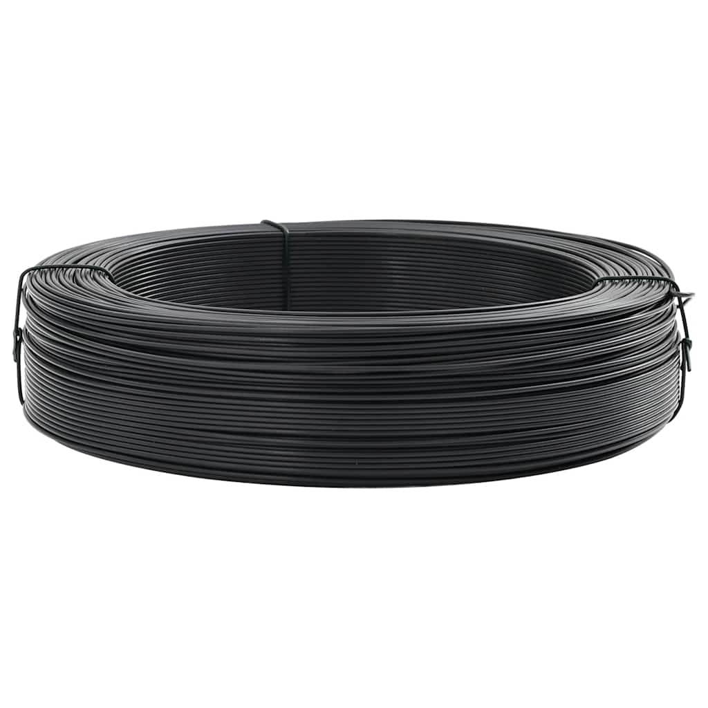 Vidaxl Hekbind Fila 250 m 2,3 3,8 mm Antracite in acciaio