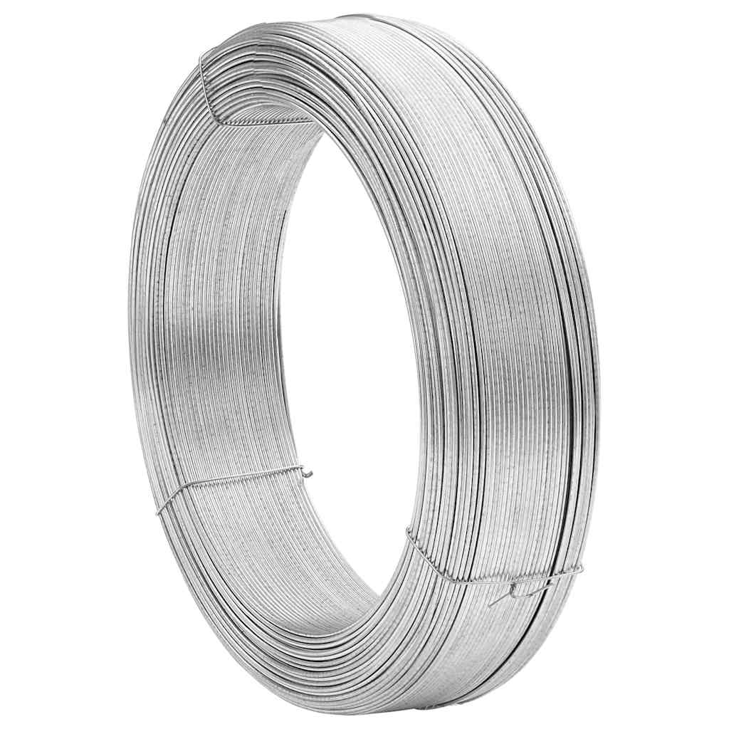 Vidaxxl alambre para atar vallas 250 m 1,4 mm acero