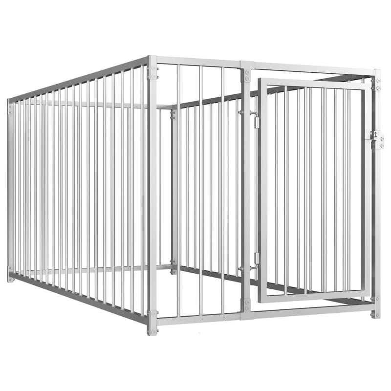 Vidaxl Dog Kennel per esterno 100x200x100 cm