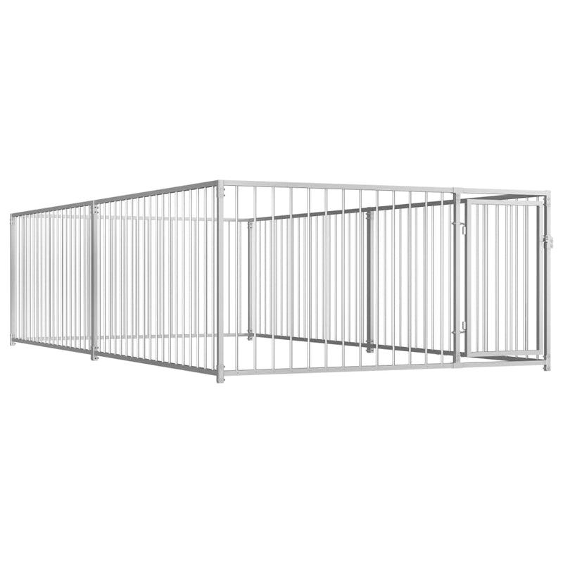 Vidaxl Dog Kennel per esterno 200x400x100 cm
