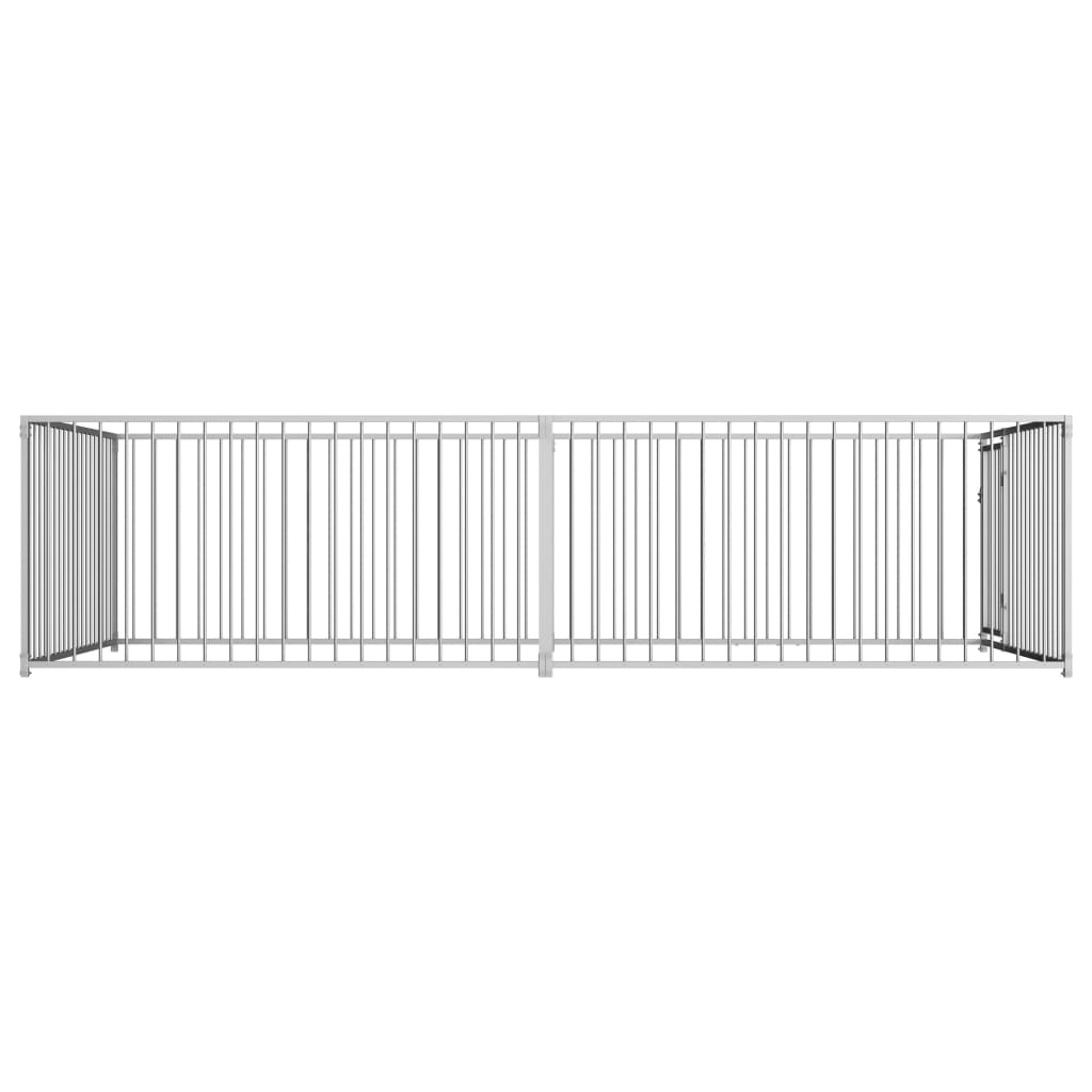 Vidaxl Dog Kennel per esterno 200x400x100 cm
