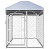 Vidaxl Dog Kennel per l'esterno con tetto 200x100x125 cm