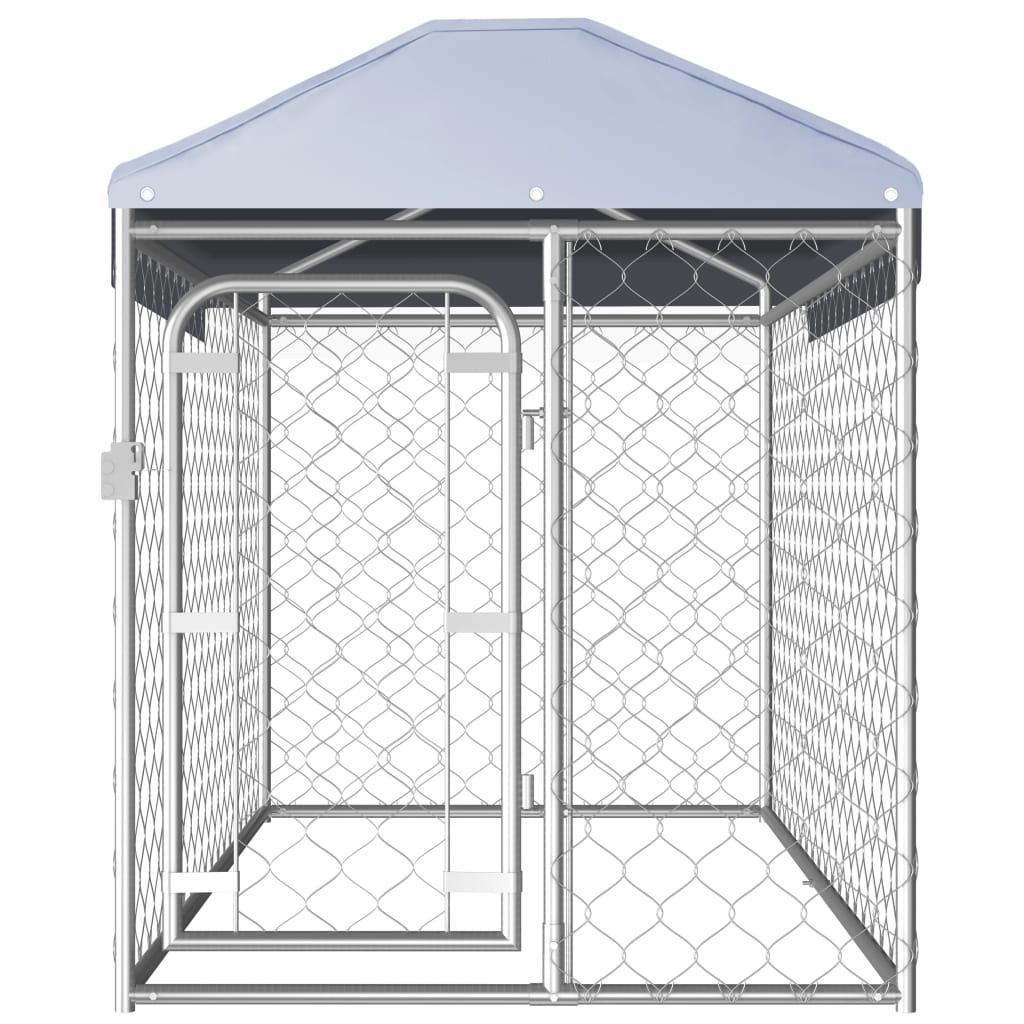 Vidaxl Dog Kennel per l'esterno con tetto 200x100x125 cm