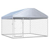 Vidaxl Dog Kennel per l'esterno con tetto 200x200x135 cm