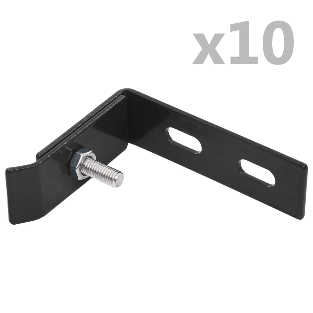 Vidaxl Wall Corner Connection 10 imposta antracite