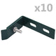 Vidaxl Wall Corner Connection 10 set verde