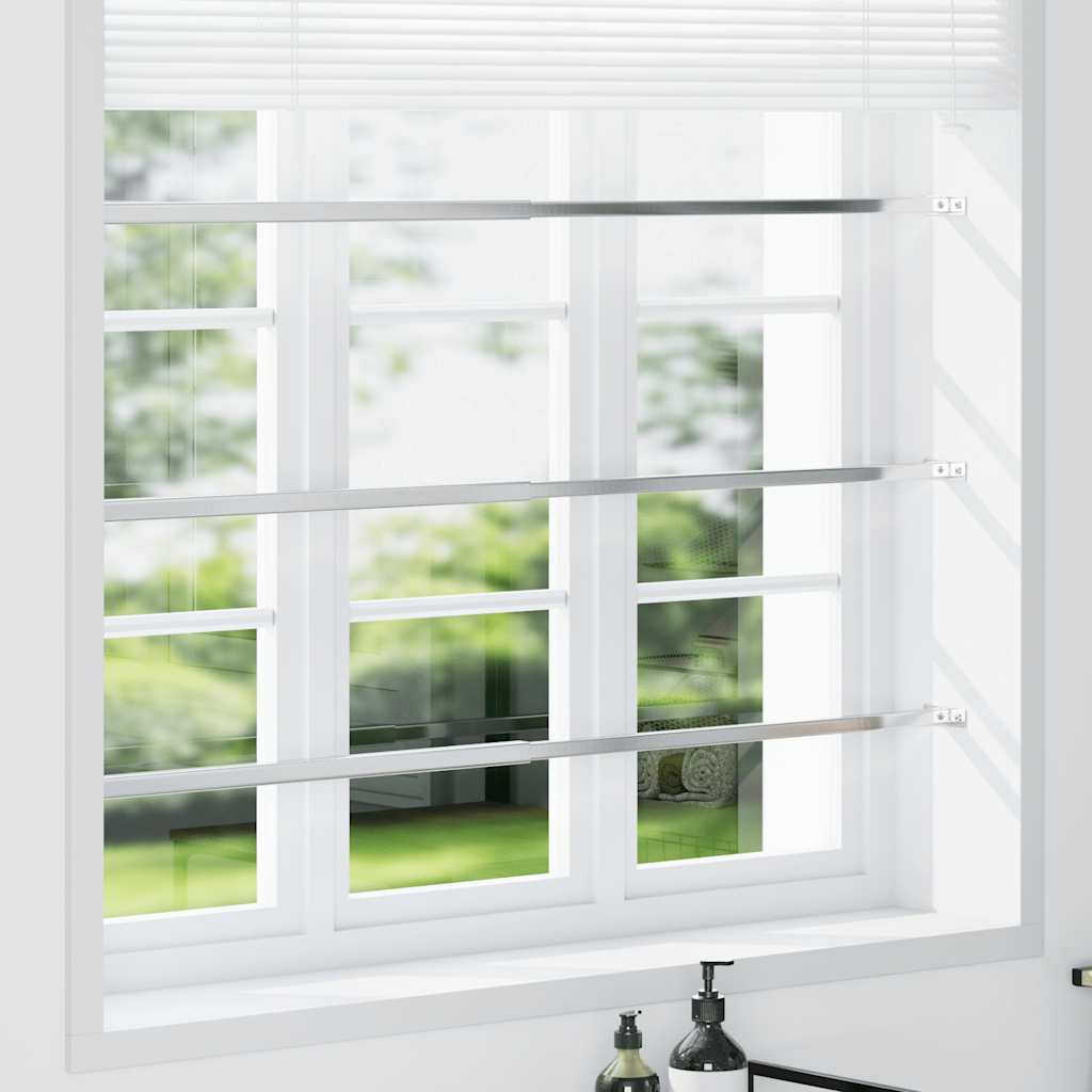 Vidaxl Barrièresangen ajustable 3 PC 710-1200 mm