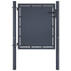 Vidaxl tuinpoort staal 100x75 cm antraciet