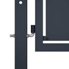 Vidaxl tuinpoort staal 100x75 cm antraciet