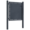Vidaxl tuinpoort staal 100x100 cm antraciet