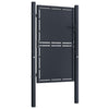 Vidaxl poort 100x125 cm staal antraciet