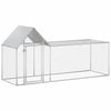 Vidaxl Chicken Run 3x1x1,5 m in acciaio zincato