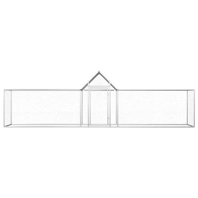 Vidaxl Chicken Run 5x1x1,5 m in acciaio zincato