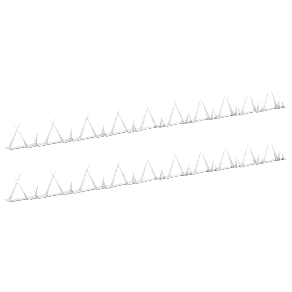 Vidaxl Wall pickes 2 pezzi 1 m in acciaio