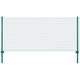 Vidaxl Wire Mesh FET con pali 25x0,5 m in acciaio verde