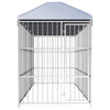 Perrera de perros de Vidaxl para el exterior con techo 450x150x200 cm
