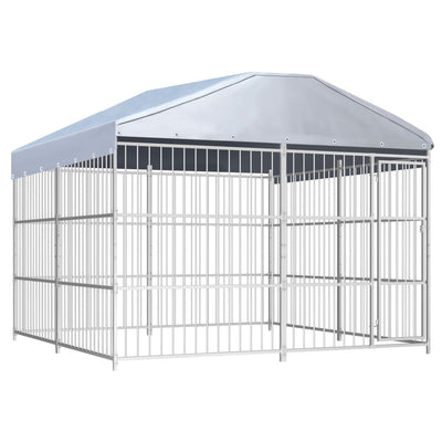 Vidaxl Dog Kennel per l'esterno con tetto 300x300x200 cm