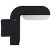 Lampada da parete per esterni LED Vidaxxl 9 W ovale nera