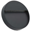 Lampade a parete per esterni a LED VIDAXL 2 PC 3 W rotondo nero