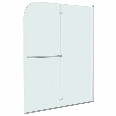 Vidaxl douchewand inklapbaar 2 panelen 95x140 cm esg
