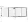 Porta Vidaxl 306x125 cm in acciaio galvanizzato colorato
