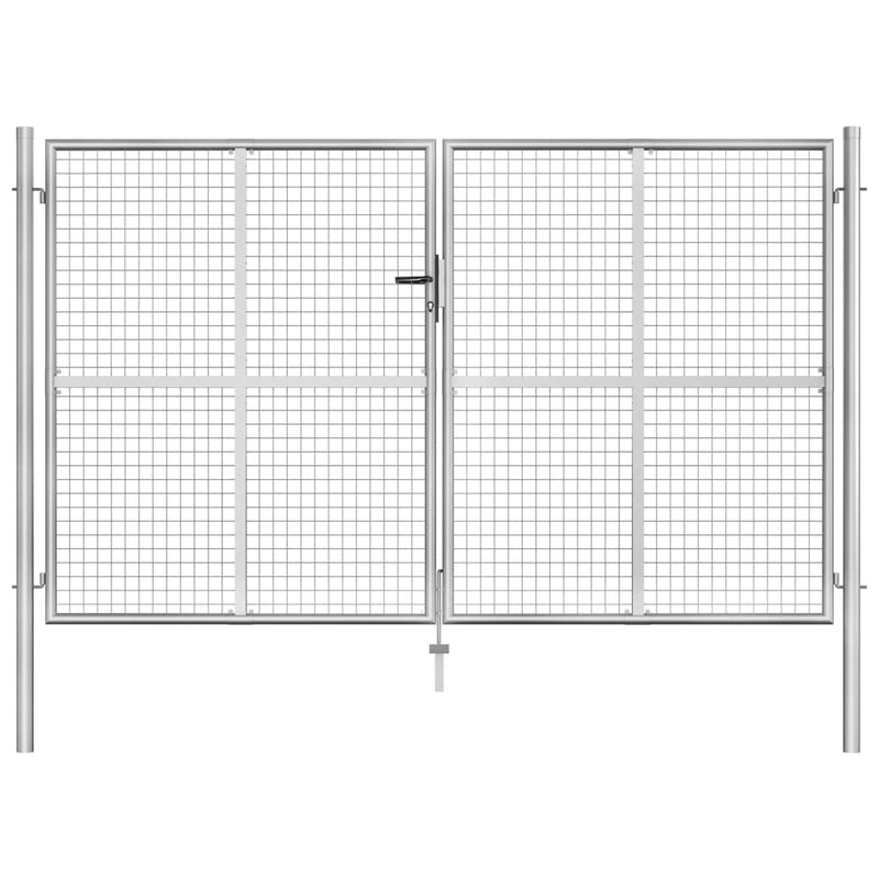 Porta Vidaxl 306x200 cm in acciaio galvanizzato colorato