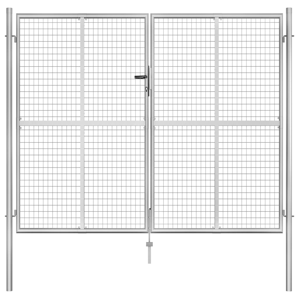Porta Vidaxl 306x250 cm in acciaio galvanizzato colorato