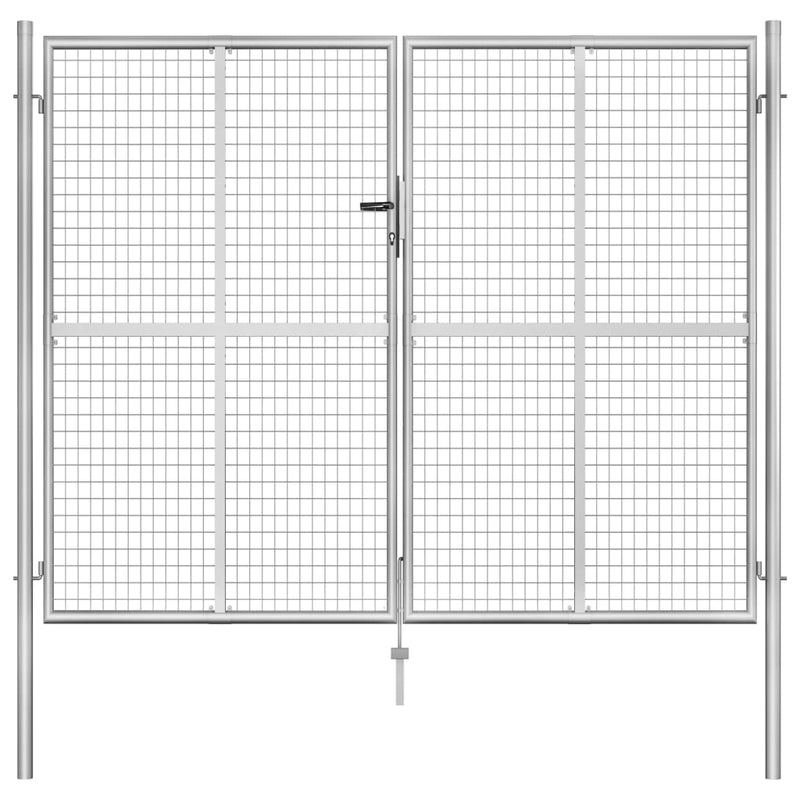 Porta Vidaxl 306x250 cm in acciaio galvanizzato colorato